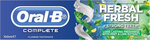 Oral-B Complete Mouthwash Mint & Thyme Toothpaste 100ml
