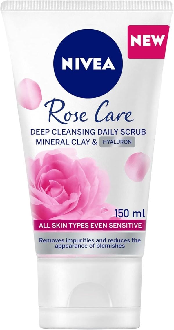 Nivea Rose Care Face Scrub 150ml