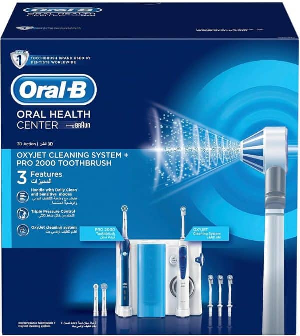 Oral-B Oral Health Center Oxyjet Cleaning System with Pro 2000