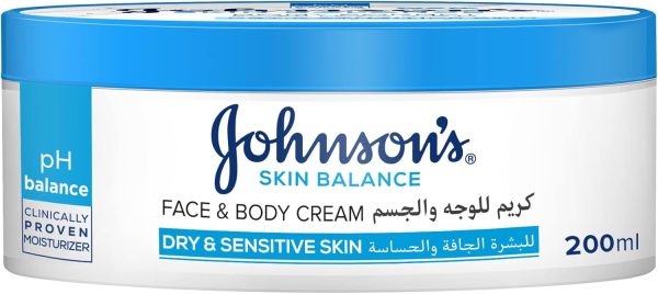 Johnson's Skin Balance Face & Body Cream 200ml