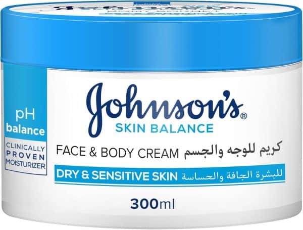 Johnson's Skin Balance Face & Body Cream 300ml