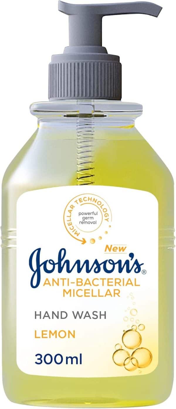 Johnson's Anti-Bacterial Micellar Lemon Hand Wash 300ml