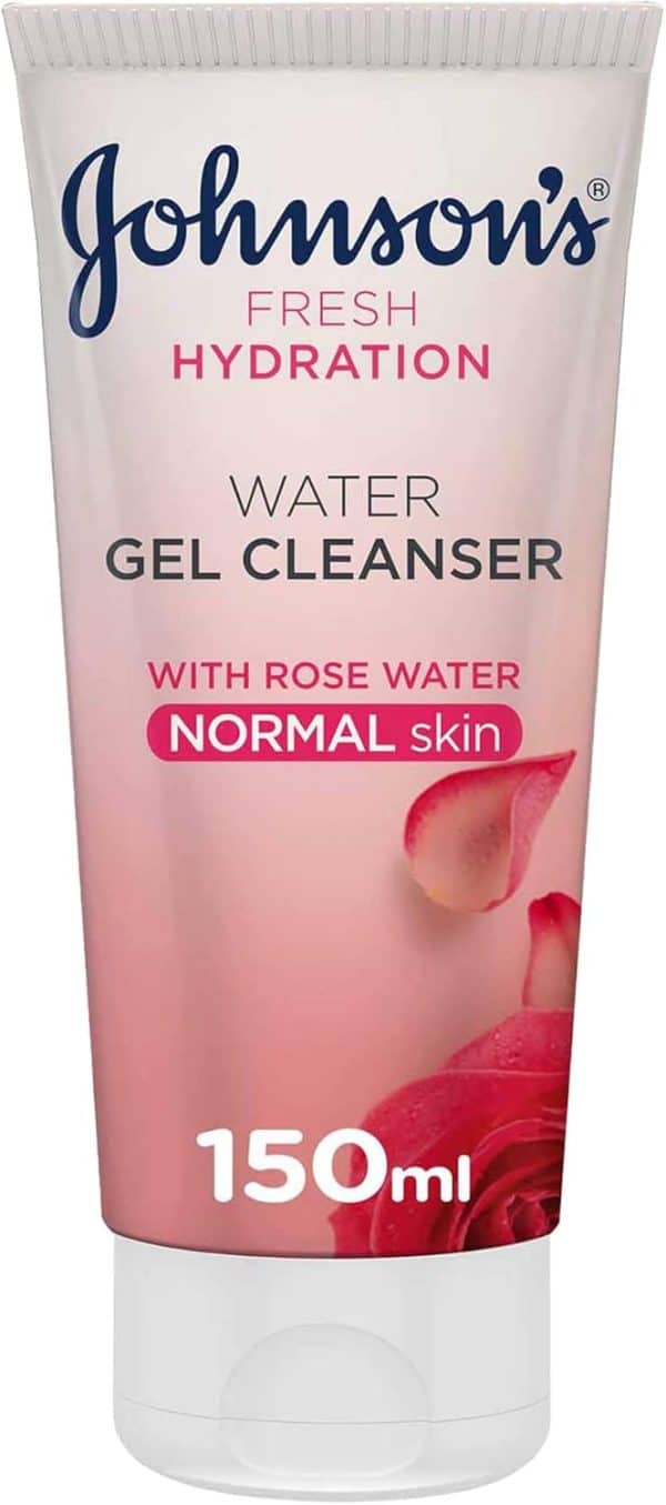 Johnson's Fresh Hydration Rose Water Gel Cleanser 150ml