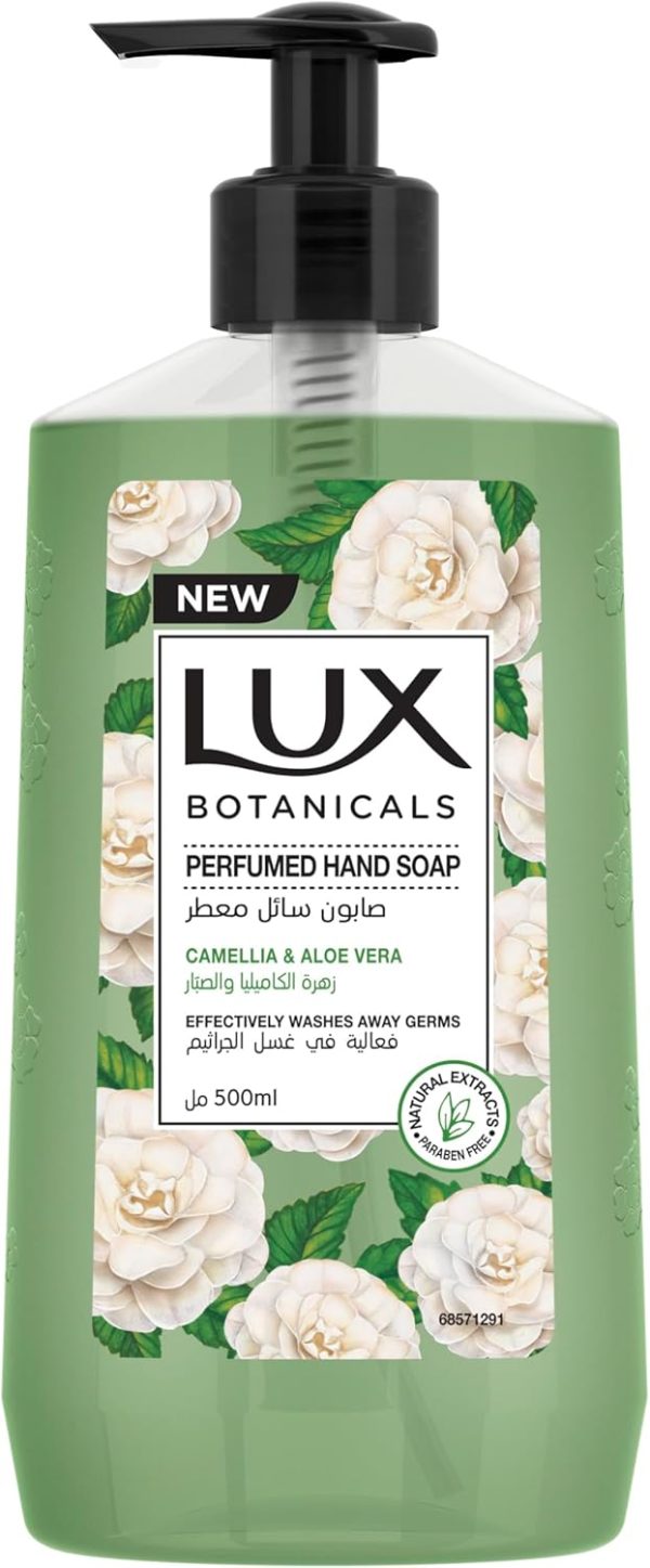 Lux Skin Detox Camellia & Aloe Vera Hand Wash 500ml