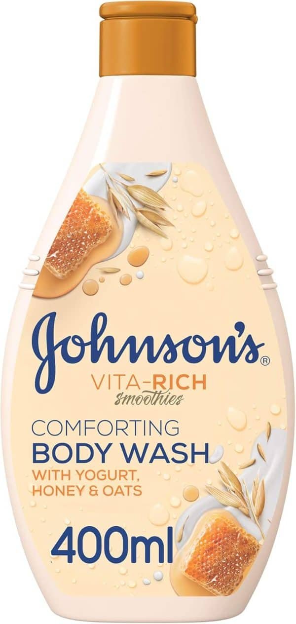 Johnson's Yogurt Honey And Oats Body Wash 400ml