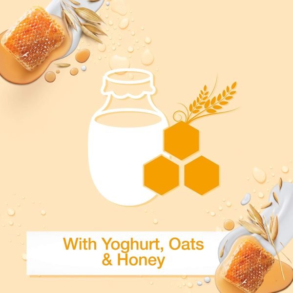 Johnson's Yogurt Honey And Oats Body Wash 400ml - Image 6