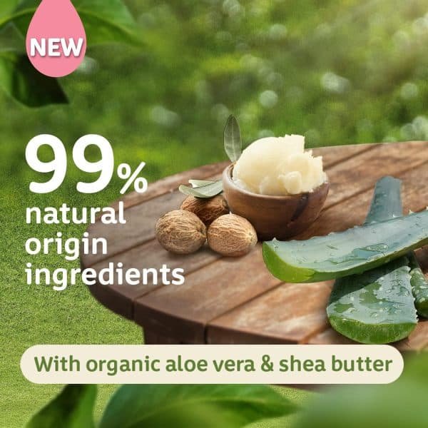 Johnson's Naturally Sensitive Lotion With Organic Aloe Vera And Shea Butter 395ml - Image 5