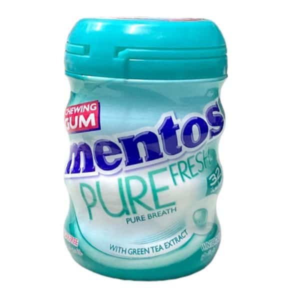 Mentos Pure Fresh Wintergreen Gum 32 Pieces