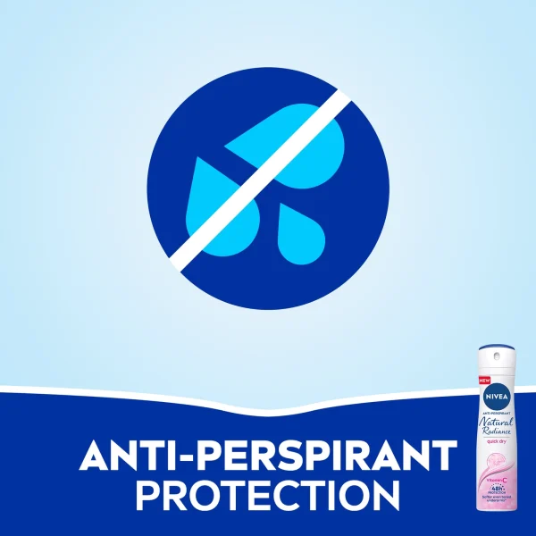 Nivea Natural Radiance C-E Vitamin Deodorant Spray 150ml - Image 6