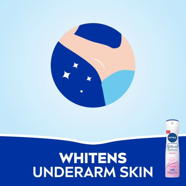 Nivea Natural Radiance C-E Vitamin Deodorant Spray 150ml - Image 8