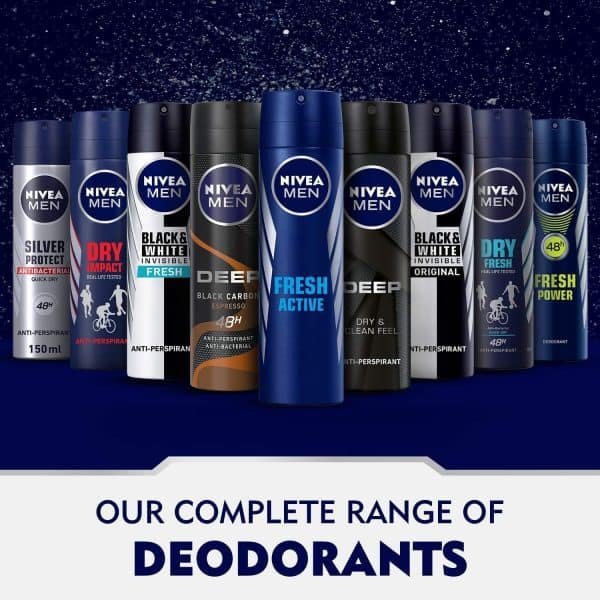 Nivea Silver Protect Men Deodorant Spray 150ml - Image 8