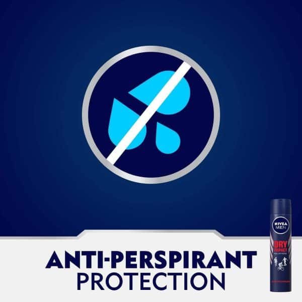 Nivea Dry Impact Men Deodorant Spray 200ml - Image 8