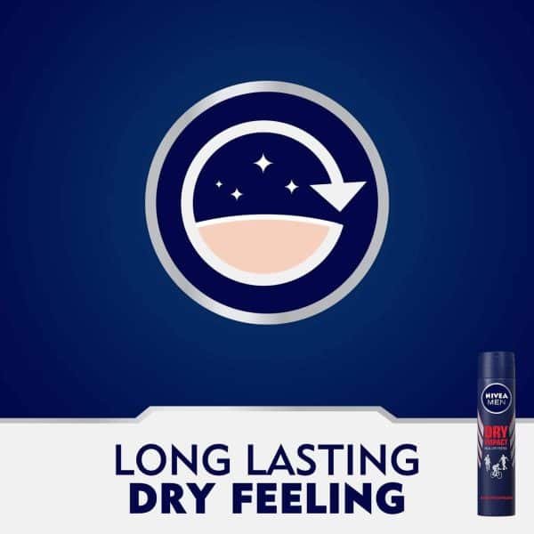 Nivea Dry Impact Men Deodorant Spray 200ml - Image 9