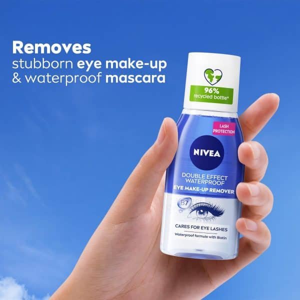Nivea Double Effect Eye Make-Up Remover 125ml - Image 4