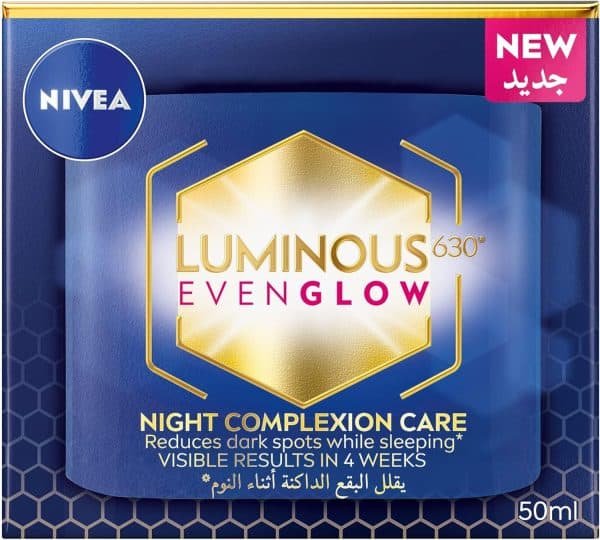 Nivea Luminous Even Glow Night Complexion Care Face Cream 50ml