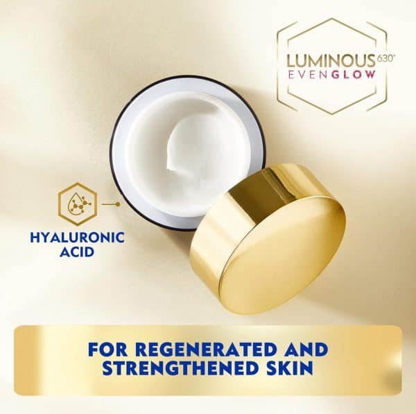 Nivea Luminous Even Glow Night Complexion Care Face Cream 50ml - Image 9