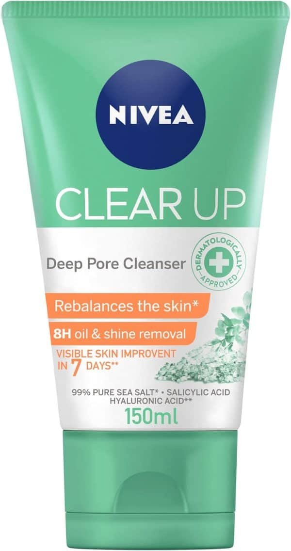 Nivea Clear Up Deep Pore Cleanser Face Wash 150ml