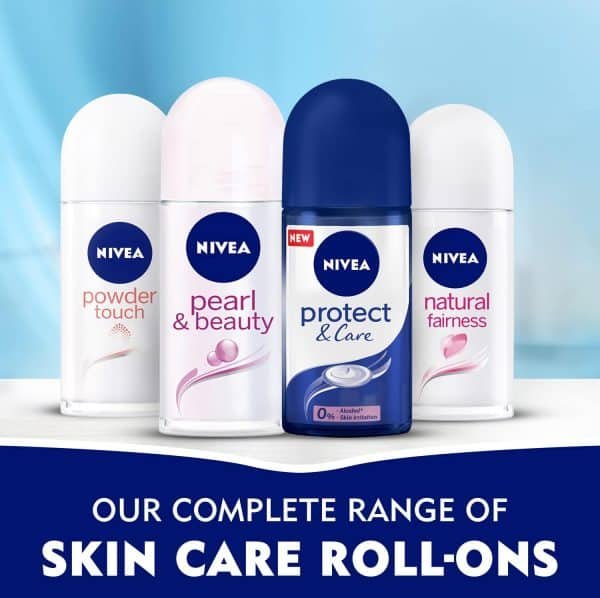 Nivea Roll-On Deodorant Protect & Care 50ml - Image 5