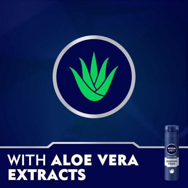 Nivea Protect & Care Shaving Foam 200ml - Image 5