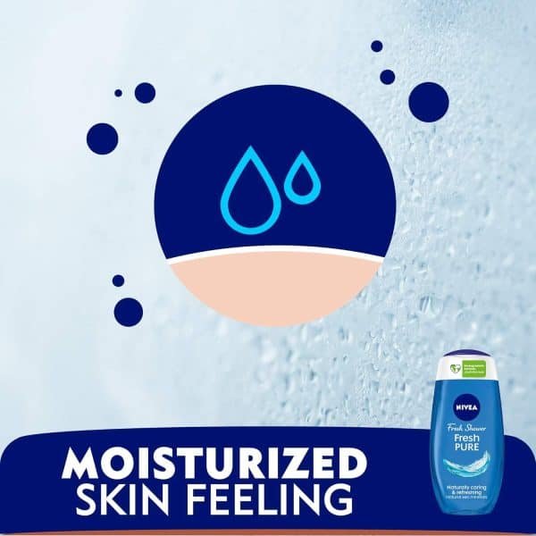 Nivea Fresh Pure Shower Gel With Sea Minerals 250ml - Image 5