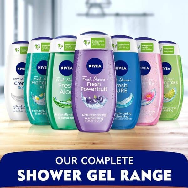 Nivea Fresh Pure Shower Gel With Sea Minerals 250ml - Image 6