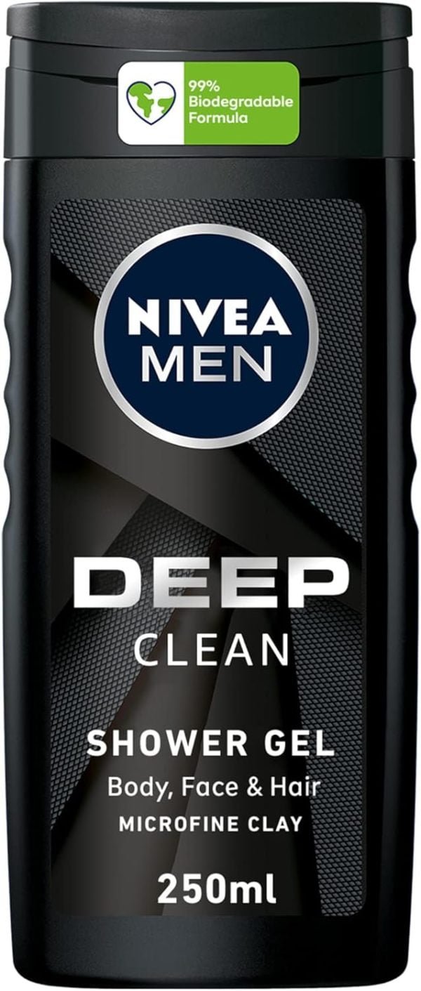 Nivea Men Deep Clean Shower Gel 250ml