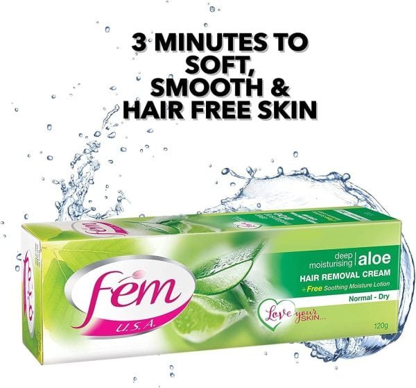 Fem Aloe Vera Hair Removal Cream 120g - Image 4