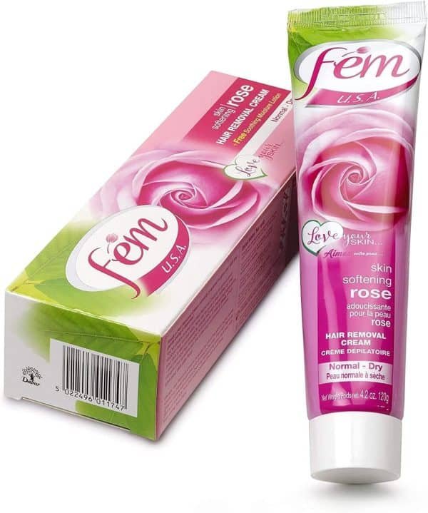 Fem Rose Sensitive Hair Removal Cream 120g