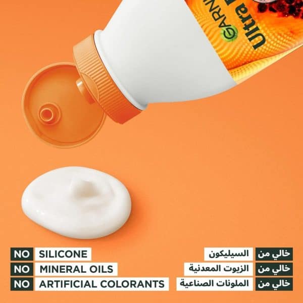 Garnier Ultra Doux Repairing Papaya Conditioner 350ml - Image 6