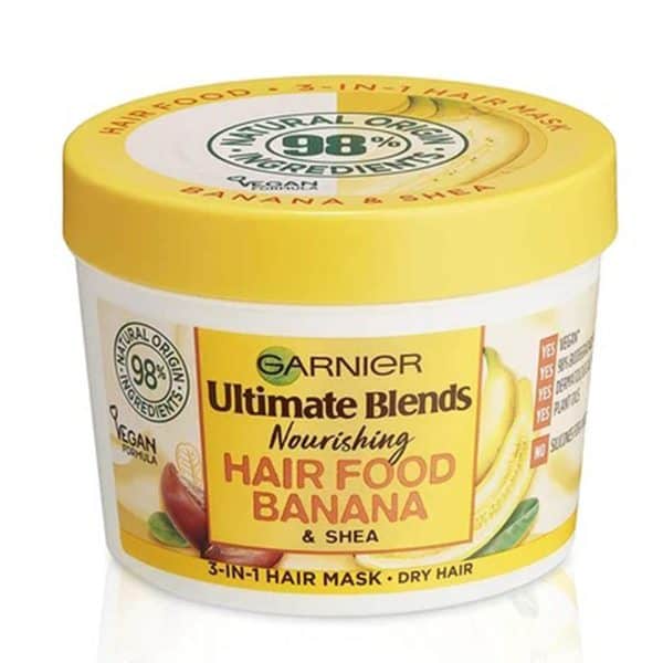 Garnier Ultra Doux Nourishing Hair Food 3-in-1 Banana & Shea 390ml - Image 4