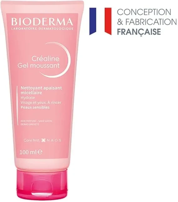 منظف بيوديرما الرغوي كريالين يرطب ويوازن البشرة بلطف