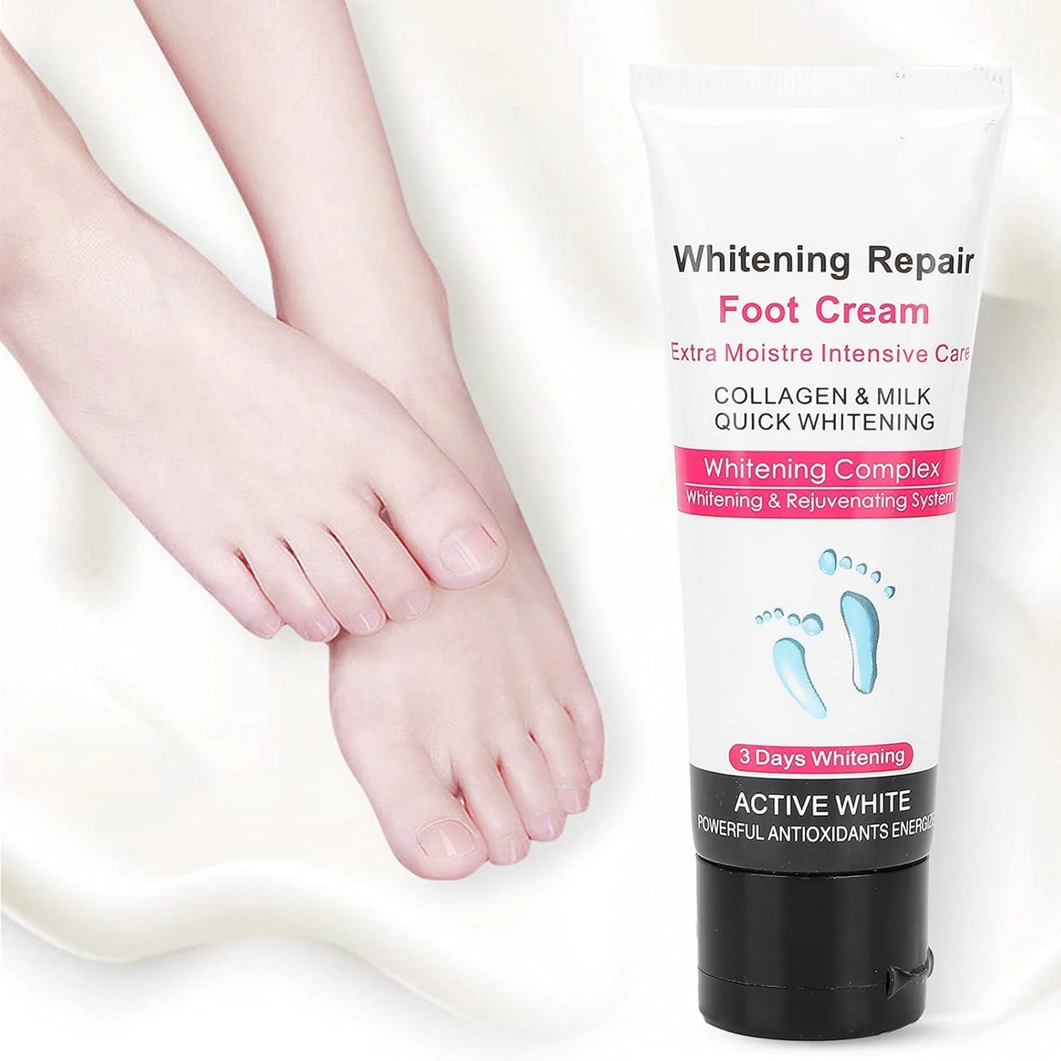 كريم تفتيح وترميم للقدمين من كيرلاين بتركيبة فعالة ومغذية