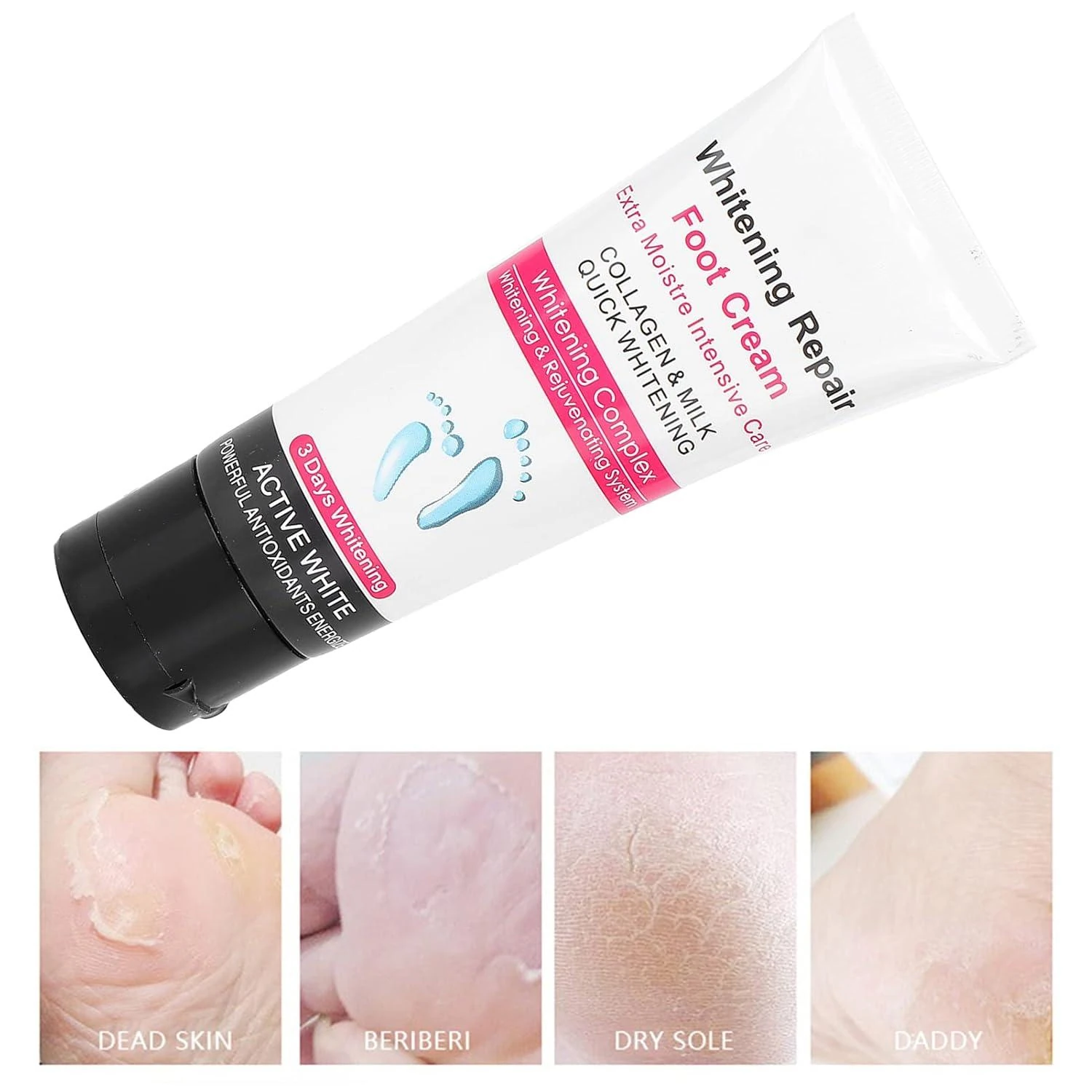 كريم كيرلاين بالحليب يمنح القدمين ملمسا ناعما ومظهرا مشرقا