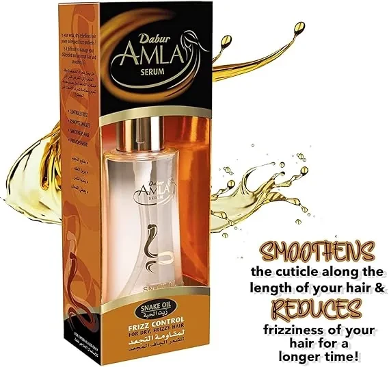 سيروم أملا بزيت الأفعى من دابر يقلل الهيشان ويعزز اللمعان