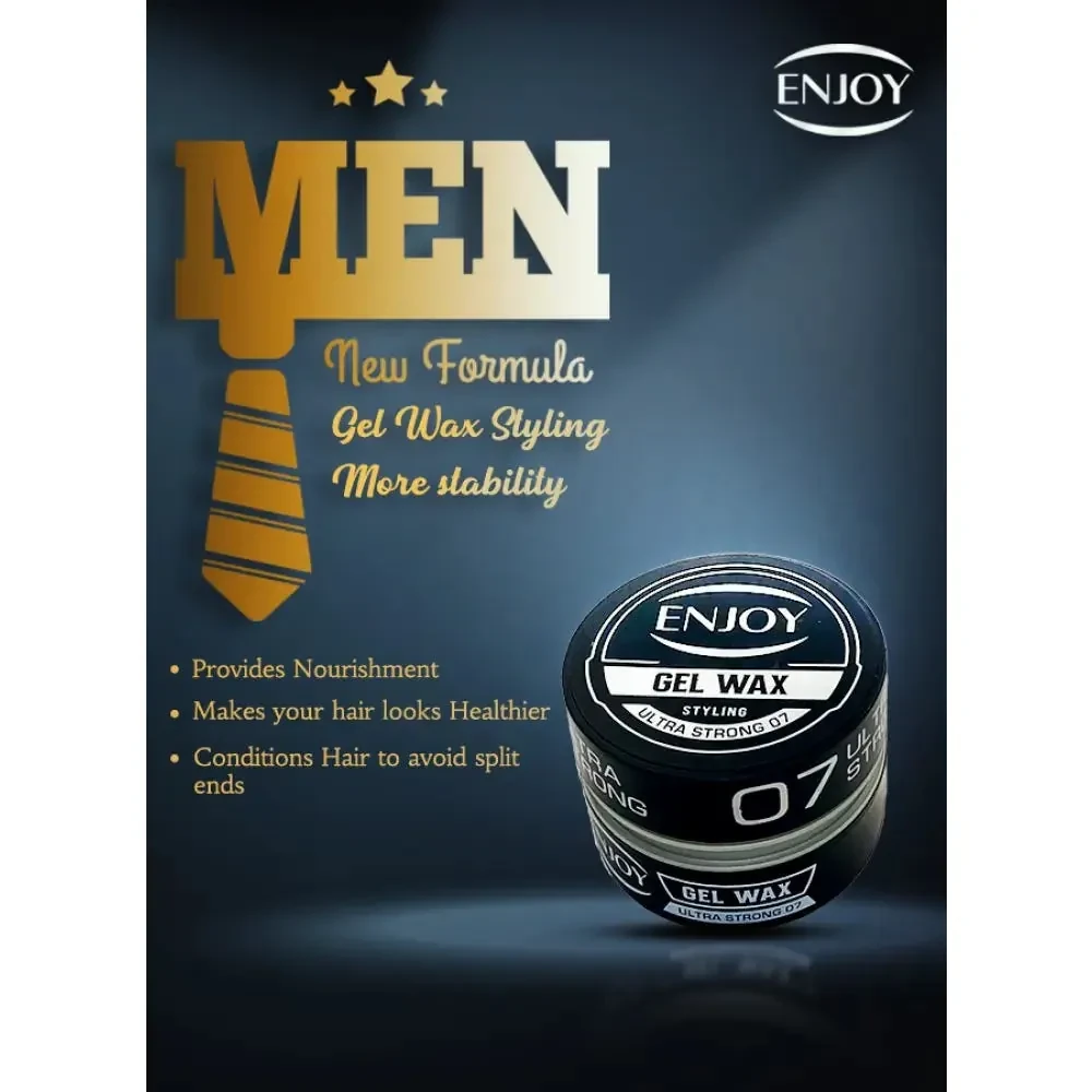Enjoy Ultra Strong Hold Wax provides maximum grip and smooth finish without residue