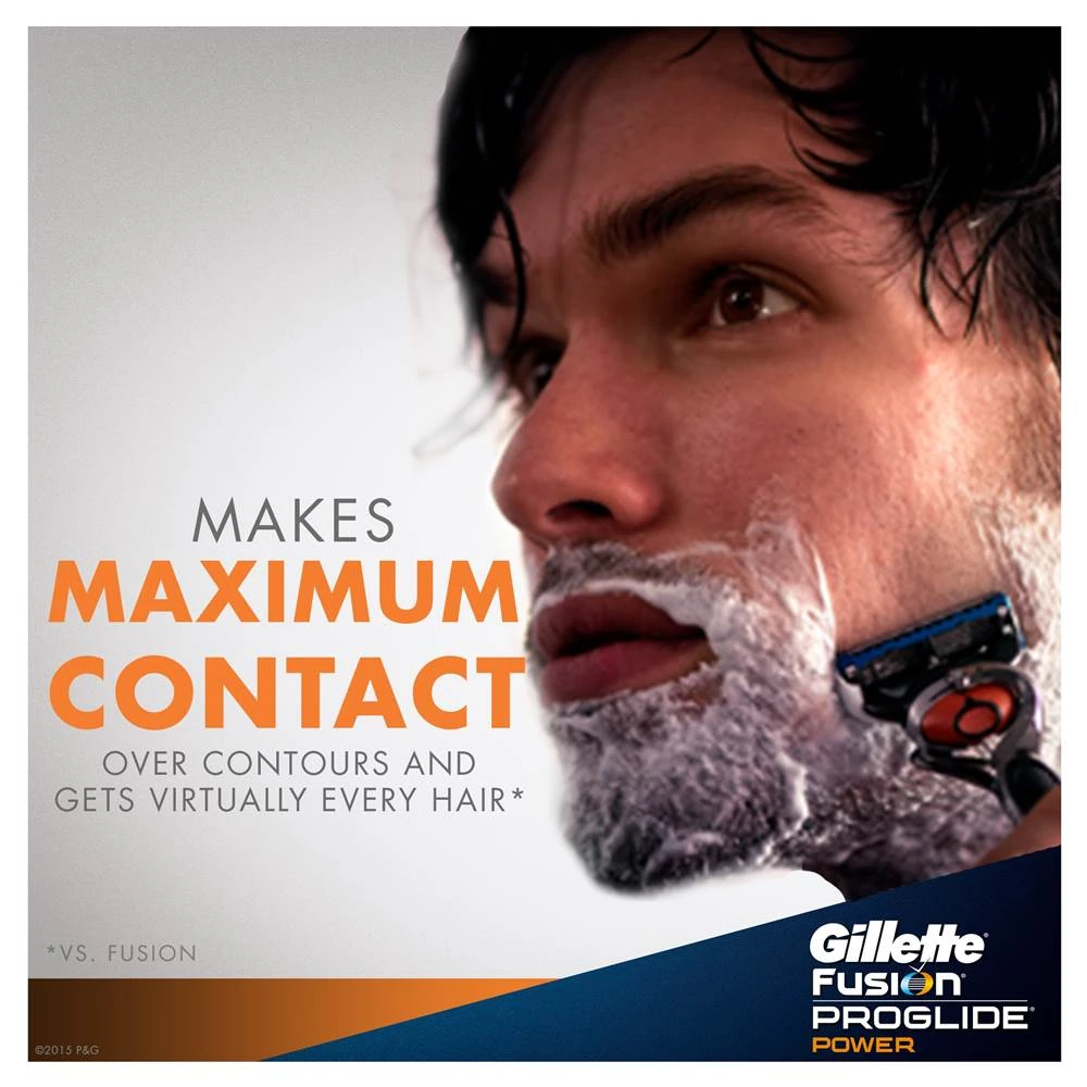 ماكينة حلاقة جيليت فيوجن باور فليكس بول بتقنية شفرات دقيقة لنعومة اطول