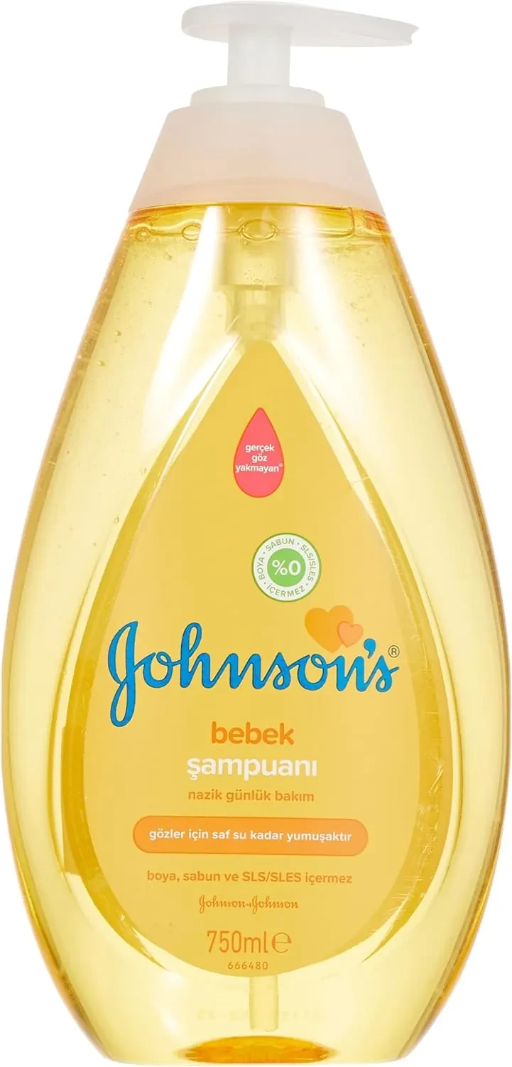 شامبو جونسون للأطفال بتركيبة لطيفة يحافظ على النعومة
