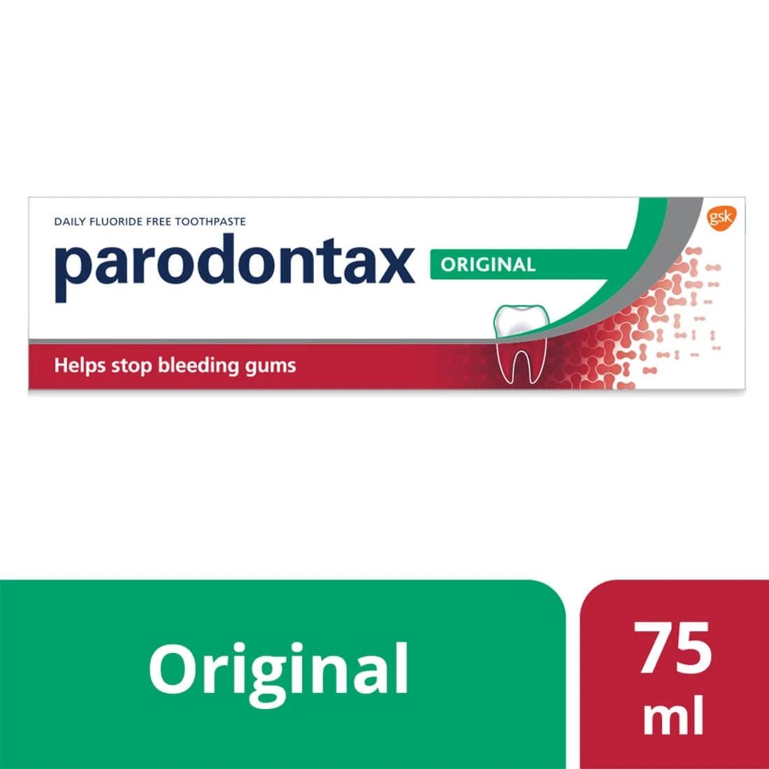 معجون اسنان بارودونتكس الاصلي يوفر حماية من التسوس والنزيف