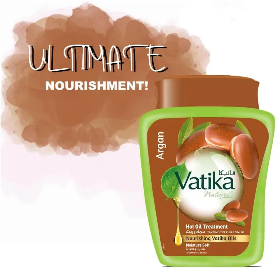 فاتيكا حمام زيت بالأرجان يعتني بالشعر المتقصف والجاف