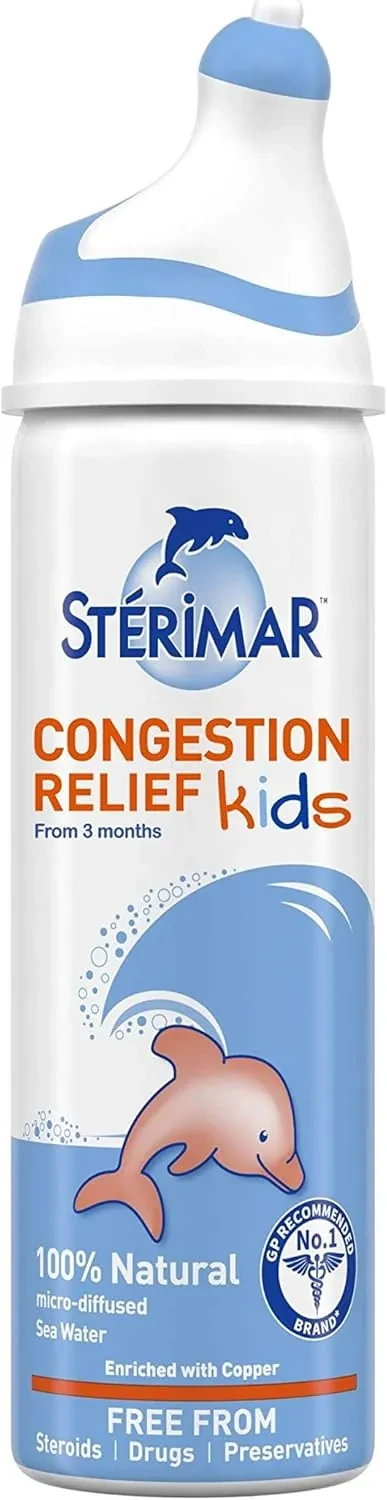 بخاخ ستيريمار للاطفال 50 مل لترطيب الانف وفتح المجاري التنفسية