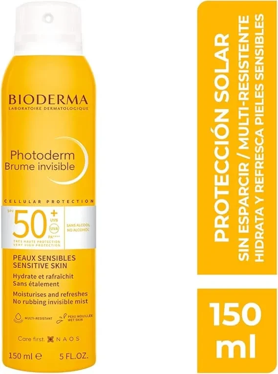 حماية فعالة من الشمس مع بخاخ بيوديرما الشفاف 150 مل