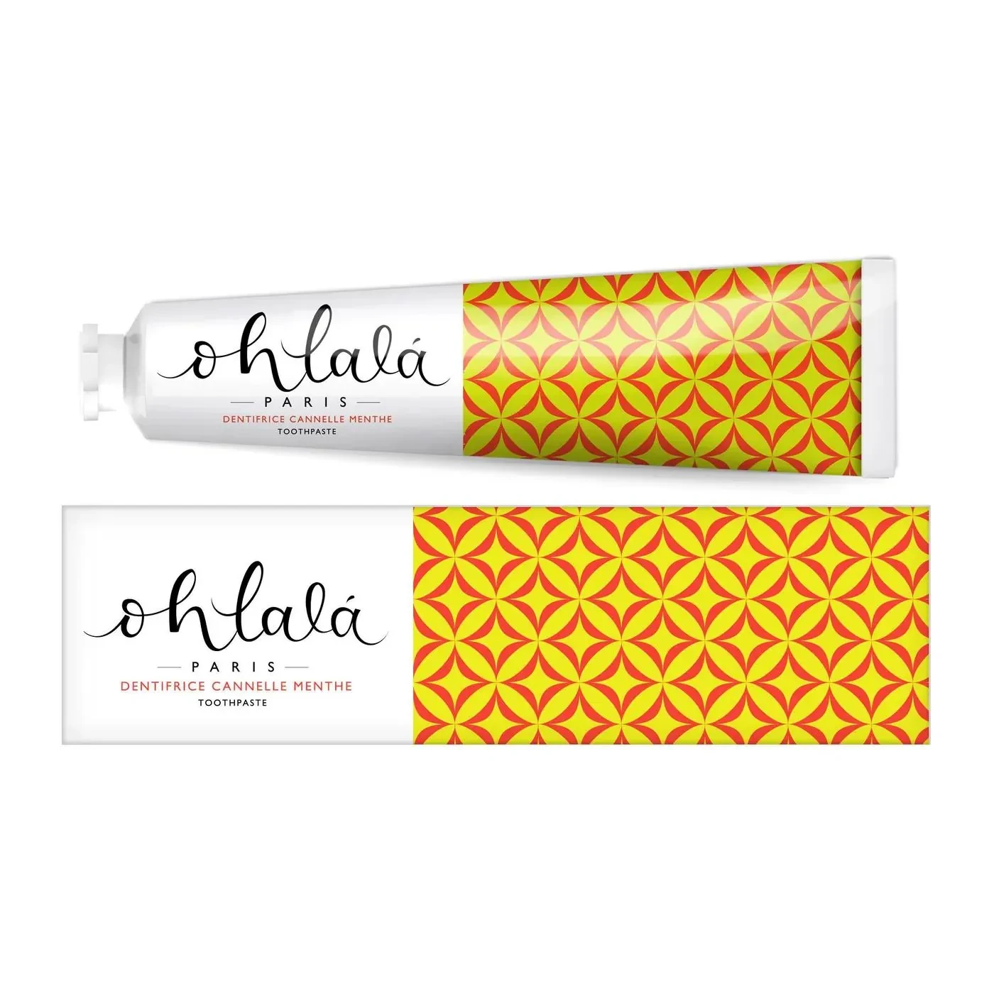 أوه لا لا معجون أسنان قرفة ونعناع ينظف الأسنان بلطف ويترك نكهة دافئة