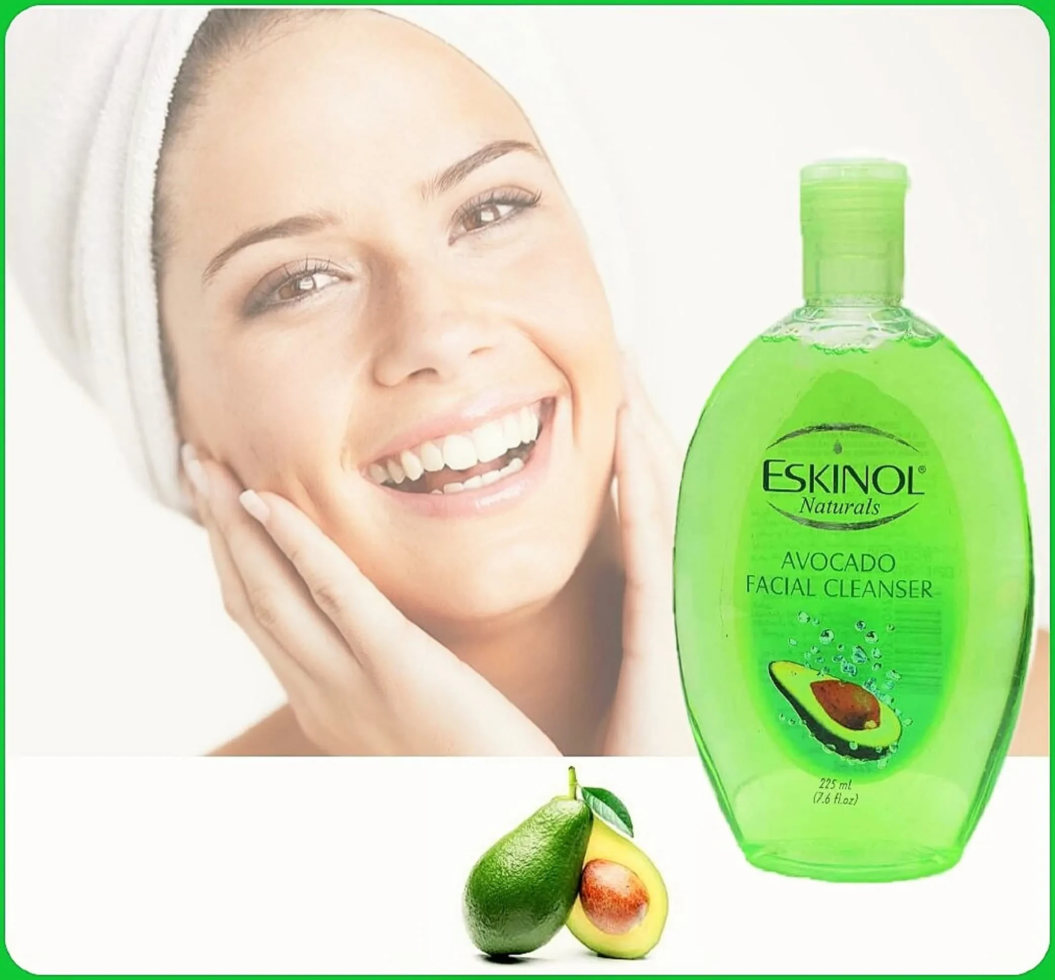 غسول إسكينول مرطب للوجه مع مستخلص الأفوكادو
