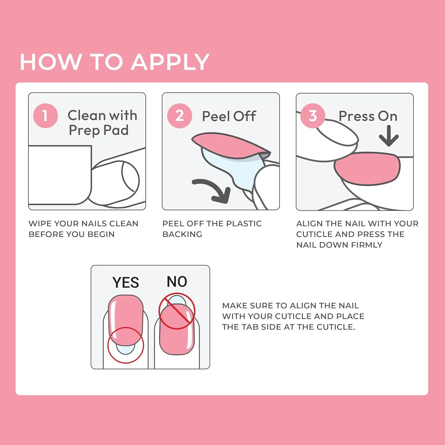 اظافر صناعية كيس امبريس كولور KIMC001C لتجميل فوري