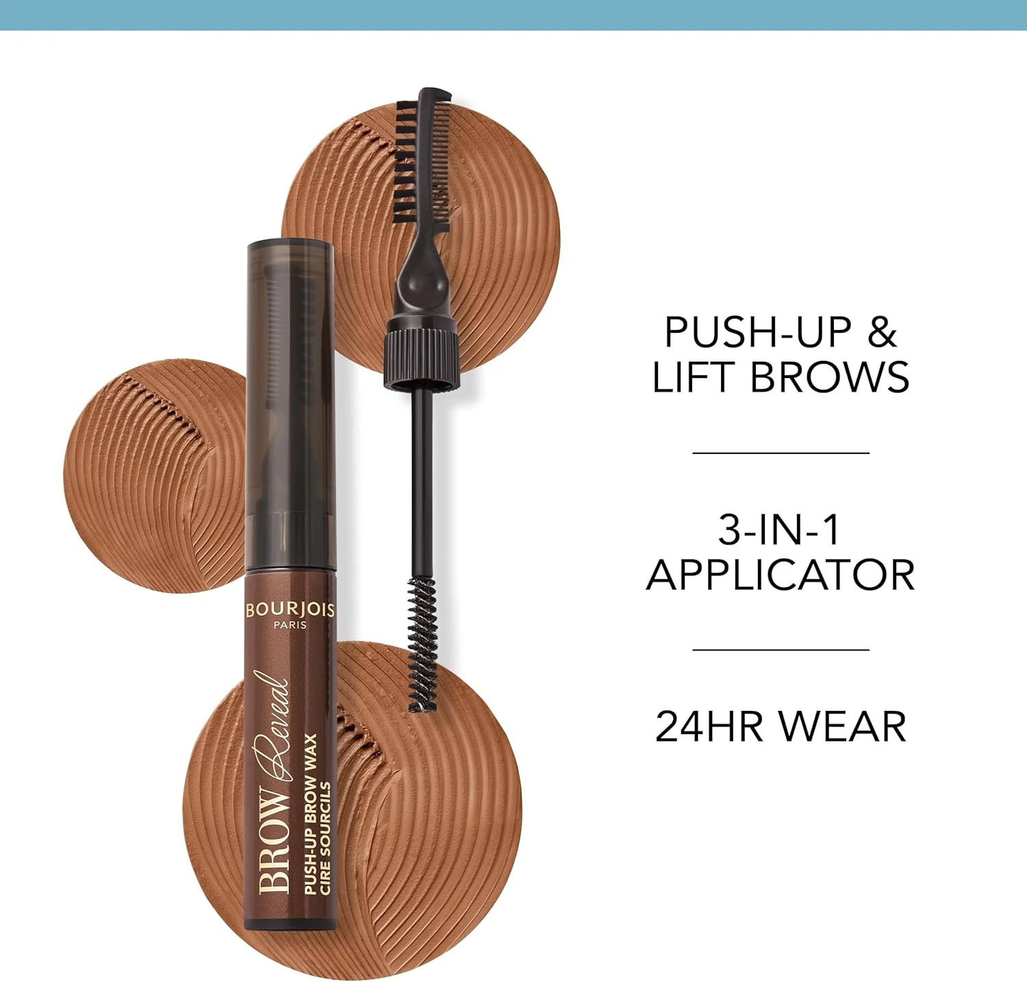 شمع حواجب بورجوا براو ريفيل بوش أب واكس 03 بني متوسط لمظهر طبيعي