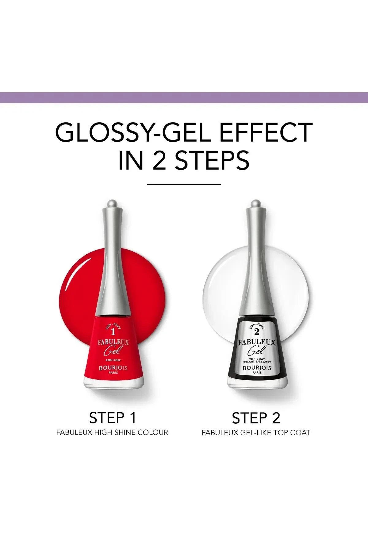 طلاء اظافر جل بورجوا فابيلوس 315 كاباريد احمر تركيبة تدوم طويلا