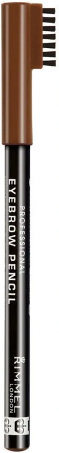 قلم تحديد حواجب ريميل بروفيشنال لون هازل 002 يناسب الاطلالة اليومية