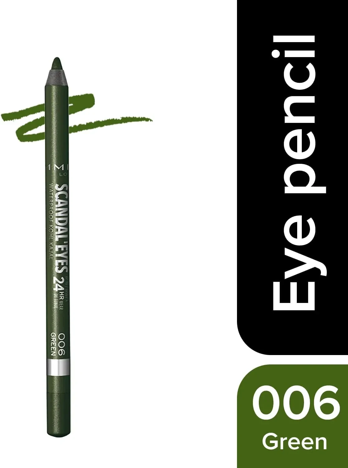 كحل ريميل سكاندال ايز 06 اخضر لامع