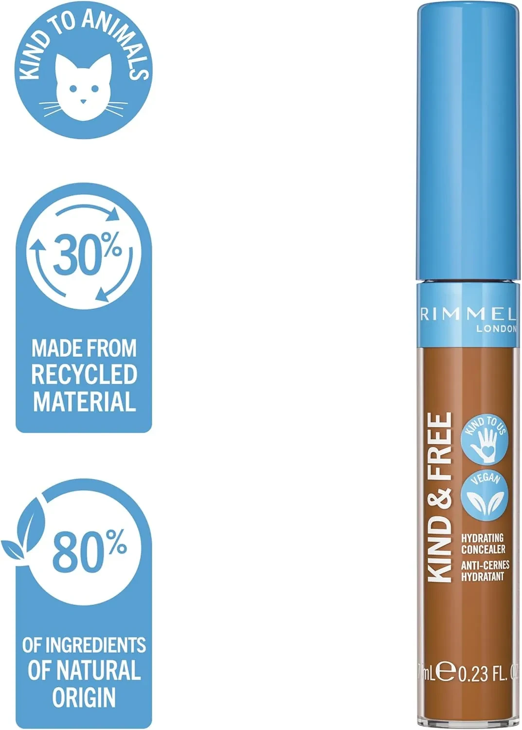 كونسيلر ريميل كايند اند فري 050 ريتش خافي عيوب احترافي طويل الامد