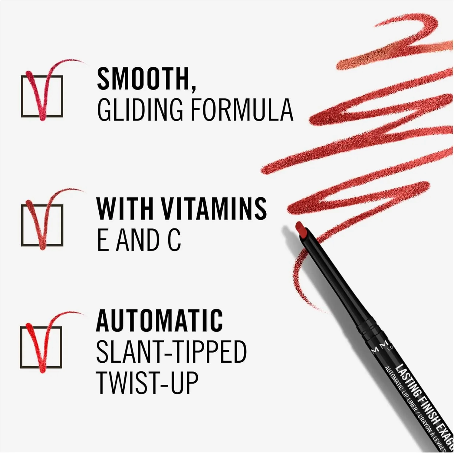 محدد شفاه ريميل لاستنج فينيش 045 اصلي لتجميل المكياج